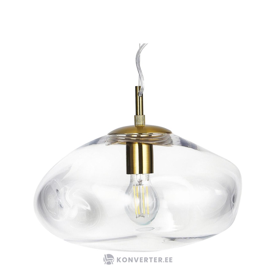 pendant light with glass