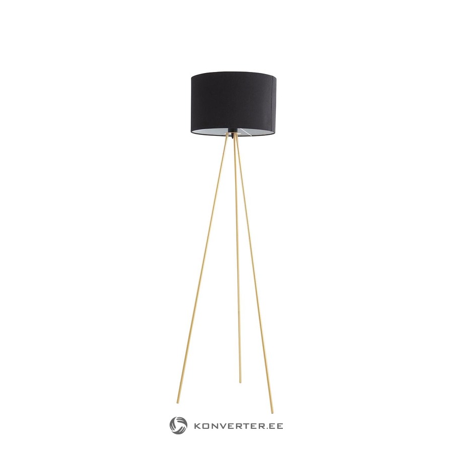 black and gold floor lamp