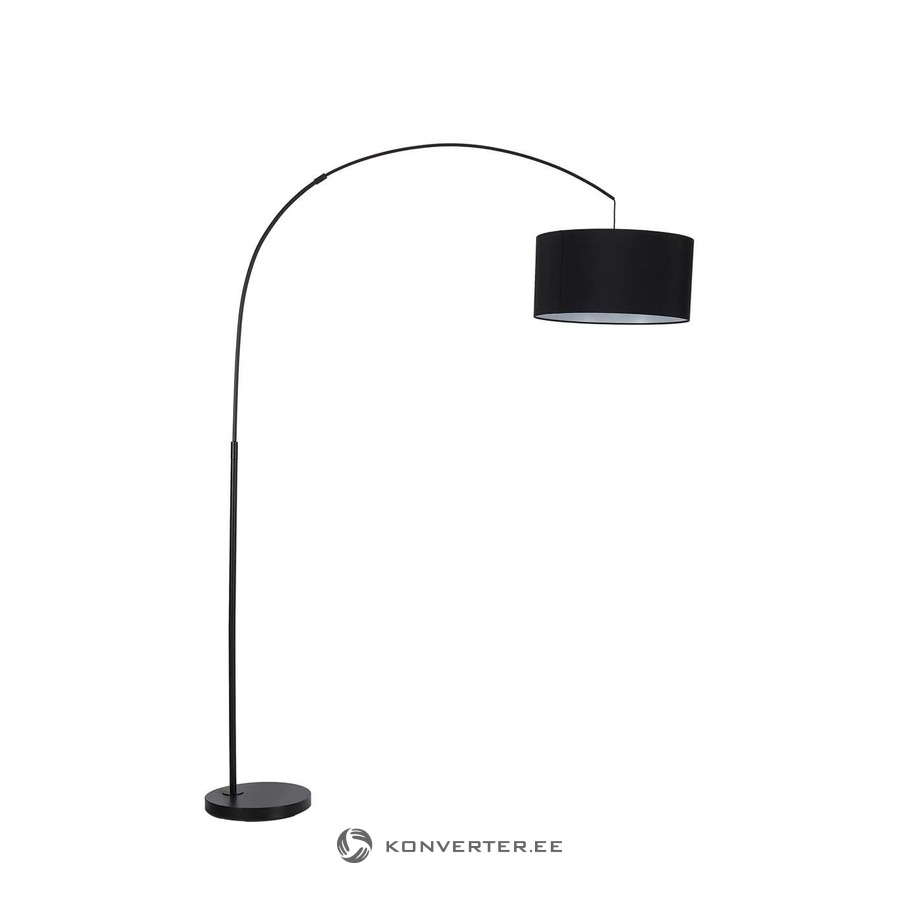 arched black floor lamp