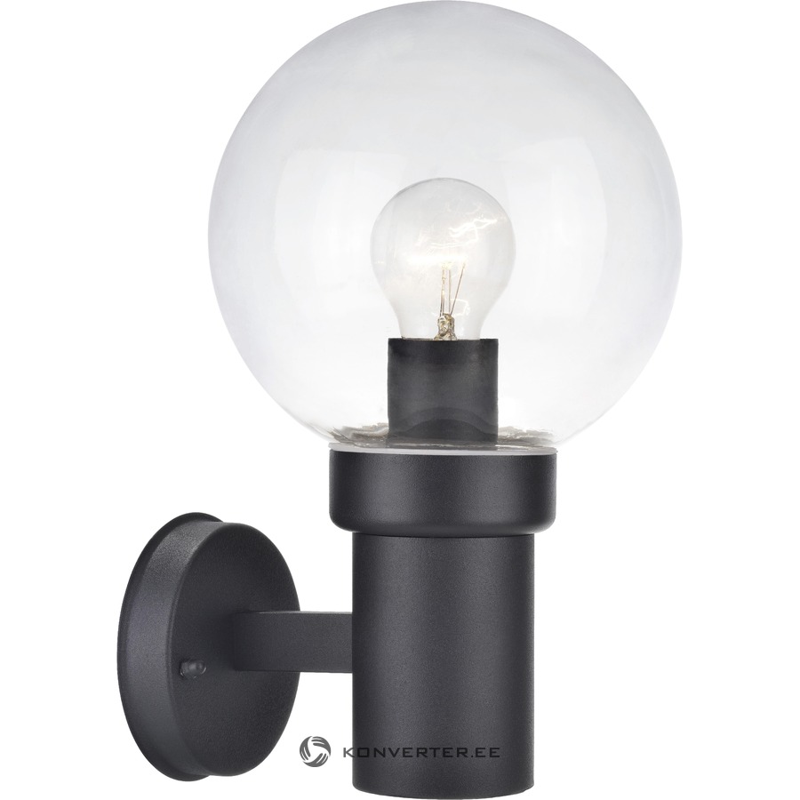 black picture wall light