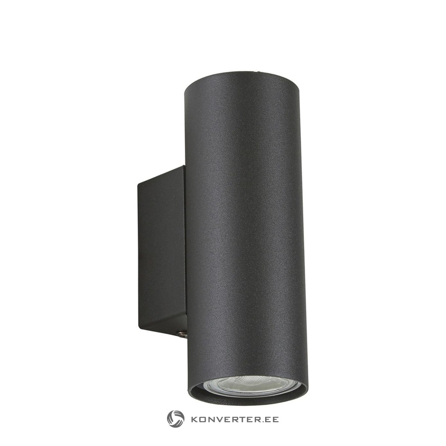 black picture wall light